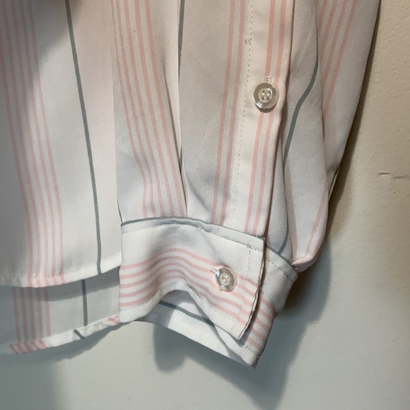 New York & Company Striped Collared Button Down - Picture 8 of 15